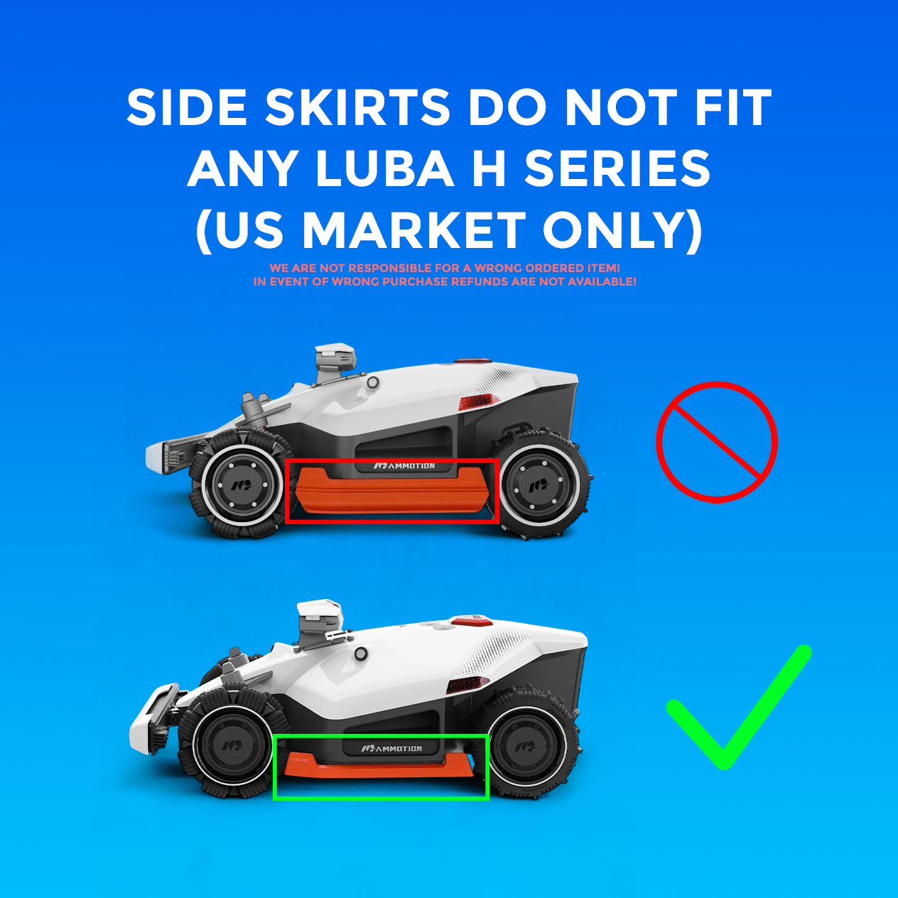 Mammotion Luba 1 & 2 – Schutz - Kit V2.0 - Exact Designs