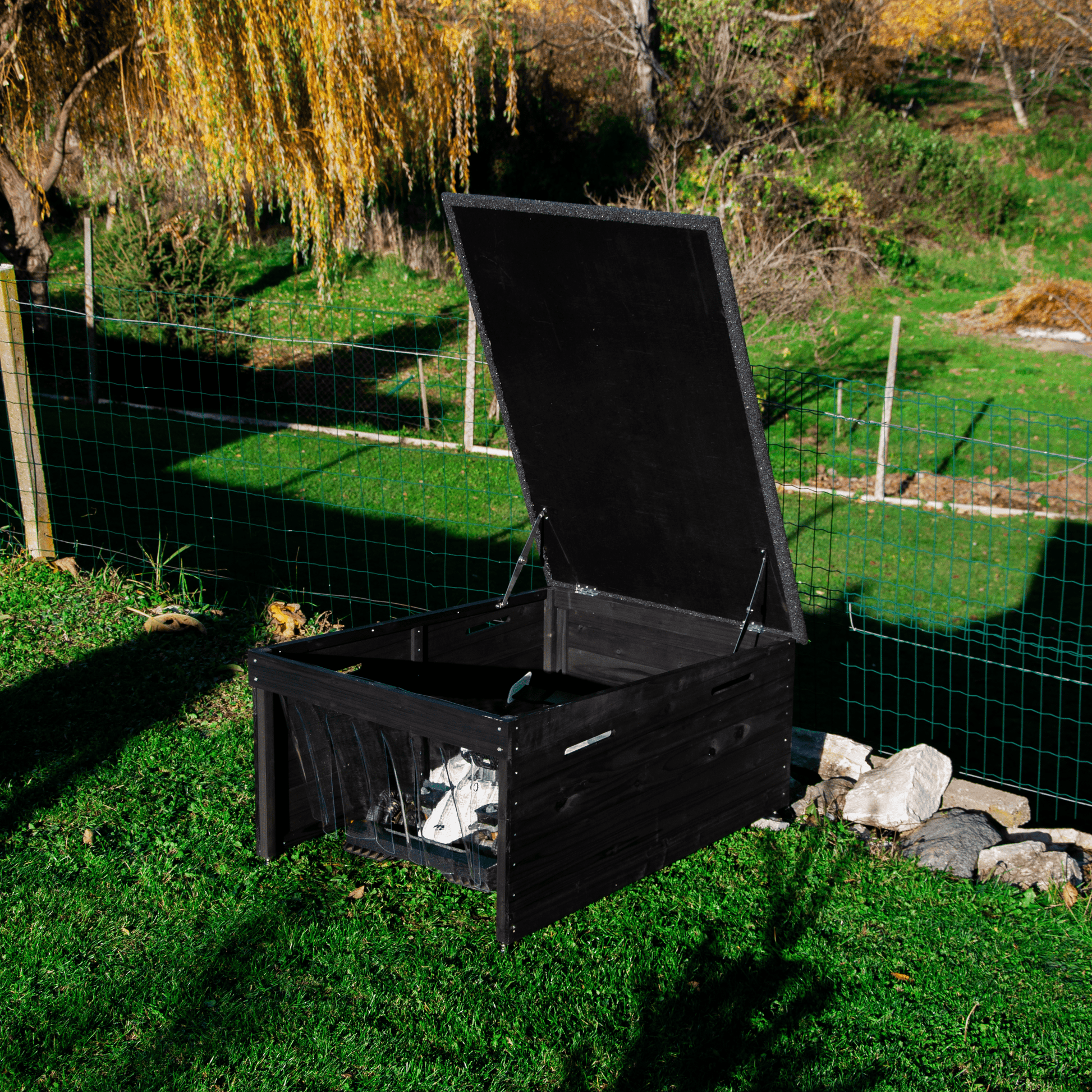 The Cube – Designer Robot Mower Garage - Exact Designs